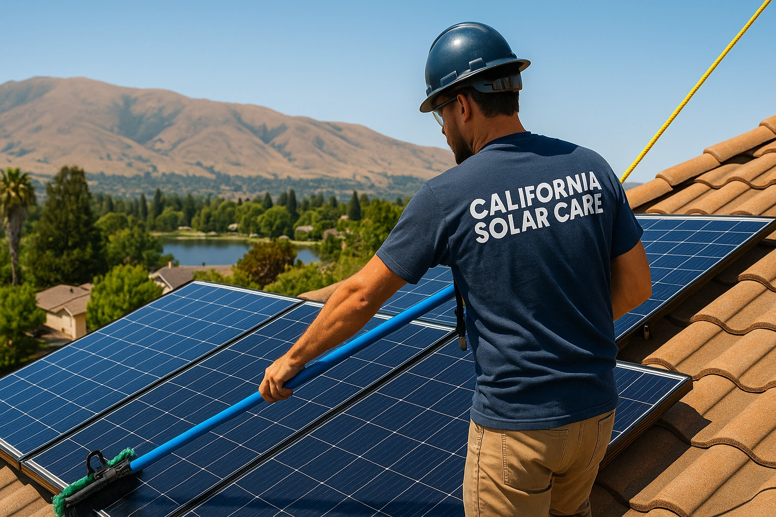 Affordable Solar Panel Cleaning Near Fremont, CA